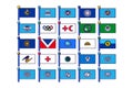 Flagpole International Organizations Event Flags