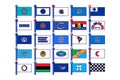 Flagpole International Organizations Flags