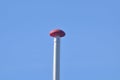 flagpole with red knob