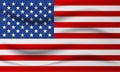 United States Flag Vector Royalty Free Stock Photo