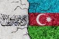 Flags: Azerbaijan, Taliban. Azerbaijan-Taliban relations
