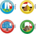 Flags button