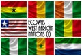 Flags of Economic Community of West African States (ECOWAS) Part