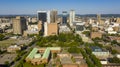 Bright Daylight Aerial View Downtown Urban Metro Area of Birmingham Alabama Royalty Free Stock Photo