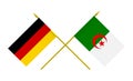 Flags, Germany and Algeria