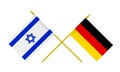 Flags, Germany and Israel