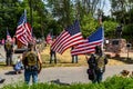 Flags Honor Major Winters at Dedication Ceremony