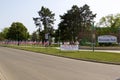 Flags Lining Riverside Drive 811082