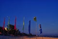 Flags on the Mui Ne beach