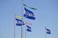 Flags at Pier 39