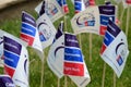 Flags at Relay for Life of Ann Arbor event