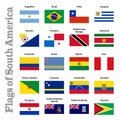 Flags of South America