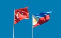 Flags of Turkey and Philippines