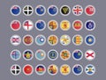 Flags of United Kingdom Royalty Free Stock Photo