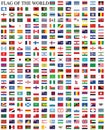 Flags vector of the world Royalty Free Stock Photo