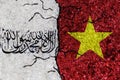 Flags: Vietnam Taliban. Vietnam-Taliban relations