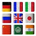 Flags Royalty Free Stock Photo