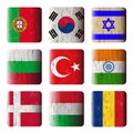 Flags Royalty Free Stock Photo