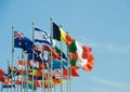 Flags of the world Royalty Free Stock Photo