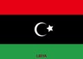 Flags of the world for school with name State of Libya