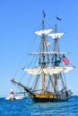 Tall Ships Parade On Lake Michigan in Kenosha, Wisconsin