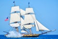 Tall Ships Parade On Lake Michigan in Kenosha, Wisconsin