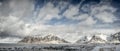 Flagstad beach, Lofoten, Norway Royalty Free Stock Photo