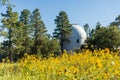 FLAGSTAFF, AZ - SEPTEMBER 1, 2022: Lowell Observatory, famous observatory in Arizona founded by Percival Lowell. Royalty Free Stock Photo