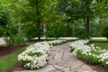 Flagstone Path Meandering Through the Garden