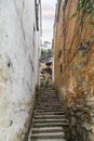 Flagstone road in Wuyuan Huangling scenic area, Jiangxi Province, China