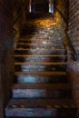 Stone Stairwell in Medieval Castle
