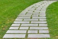 Flagstone walkway Royalty Free Stock Photo