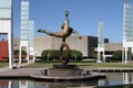 The Flair statue in Georgia International Plaza