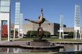 The Flair statue in Georgia International Plaza Royalty Free Stock Photo