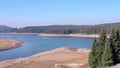 The Flaje Water Reservoir in the Czech Republic Drone View