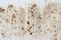 Flaking paint from the metal surface Royalty Free Stock Photo