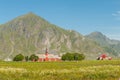 Flakstad church in Lofoten, Norway