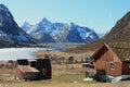 Flakstad's spring Landscape Royalty Free Stock Photo