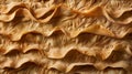 Flaky Folds The crust is folded and layered creating textured ridges and valleys that provide both visual interest and a Royalty Free Stock Photo