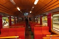 Flam Line railway wagon interior FlÃÂ¥msbana terminal Norway Royalty Free Stock Photo