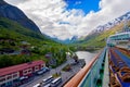 Flam, Norway from cruise ship