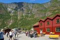 Flam center - Norway in a Nutshell Tour Royalty Free Stock Photo