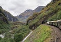 Scenery from Flam Line railway in Norway