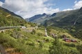 Flam railway landscape. Norwegian tourism highlight. Norway land Royalty Free Stock Photo