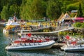 Flam, Scandinavia, Norway port with boats Royalty Free Stock Photo