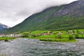 Flam village in Norway