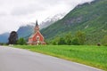 Flam village in Norway