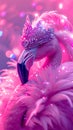 Flamboyant flamingo adorned