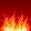 Flame background illustration graphic resources.