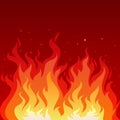 Flame background illustration graphic resources. Royalty Free Stock Photo